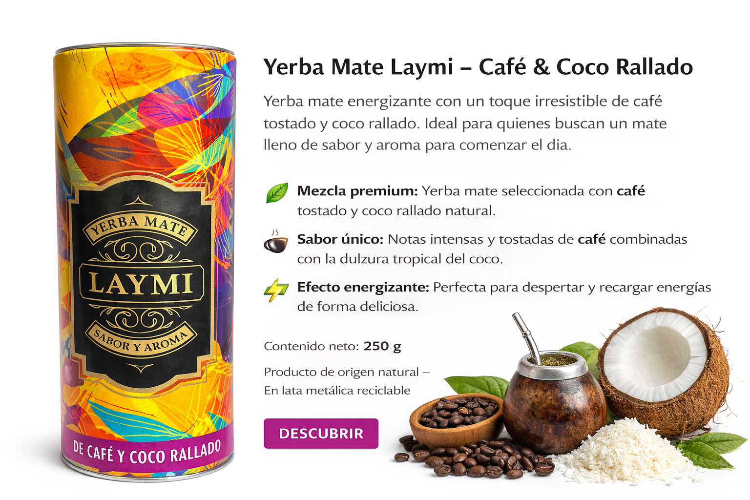 Yerba Mate Laymi Energizante